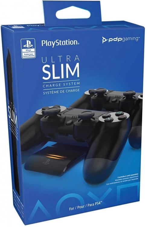 BASE DI RICARICA PDP CONTROLLER DUALSHOCK PS4 ULTRA SLIM PLAYSTATION 4 UFFICIALE