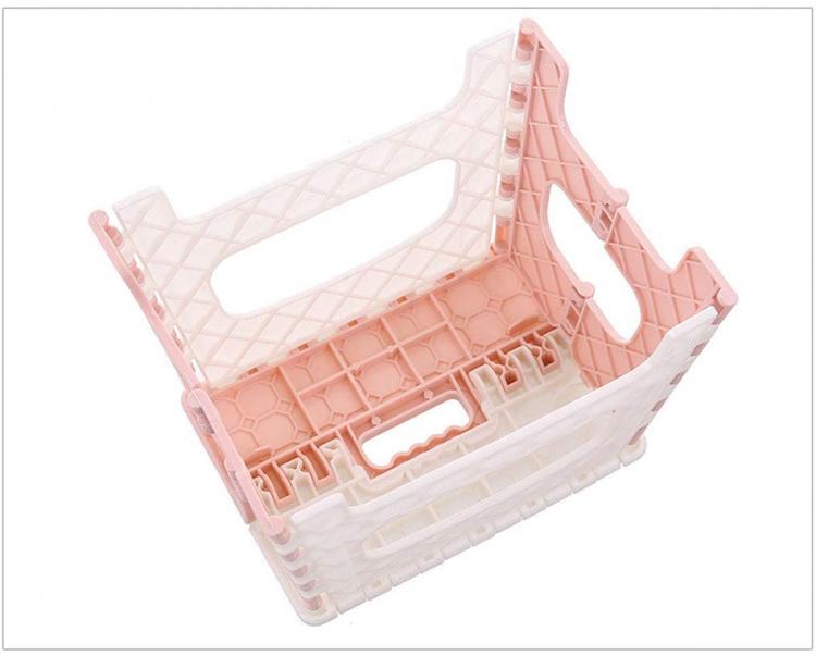 Sgabello Pieghevole 22Cm Basso Sgabellino Plastica Portatile Bambini Passeggio