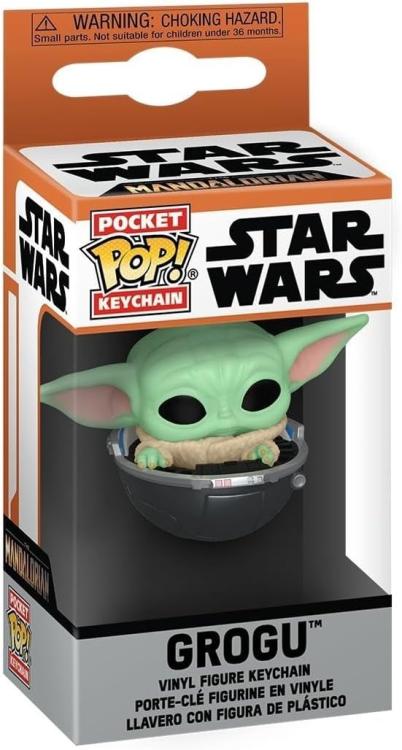 Funko Pop ! Keychain Pocket Star Wars The Mandolarian (Grogu) Portachiavi