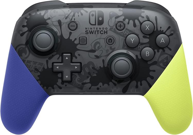 Switch Pro Controller Pad Nintendo Switch Edizione Splatoon 3 Pad Blu/Giallo