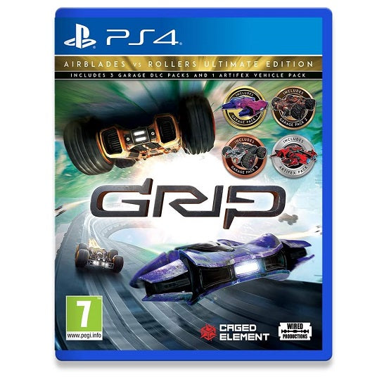 Grip: Combat Racing Airblades Vs Rollers Ultimate Edition Ps4 Gioco Italiano