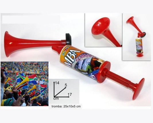 Tromba Da Stadio Ad Aria Manuale Pompa Mondiali Tifo Stadio Calcio Gioco -No Gas