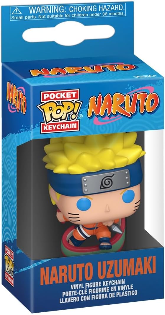 Funko Pop Pocket Keychain Naruto (Naruto Uzumaki) Key Portachiavi