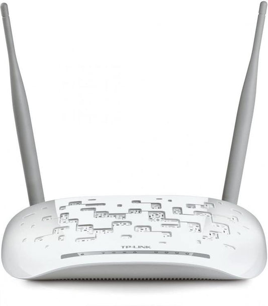 Tp-Link Td-W8961N Modem Router Adsl2+Wifi Wireless 300Mbps Access Point 4 Porte