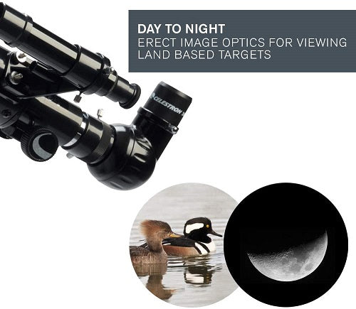 CELESTRON TELESCOPIO POWERSEEKER 60AZ TERRESTRE ASTRONOMICO RIFRATTORE COMPLETO