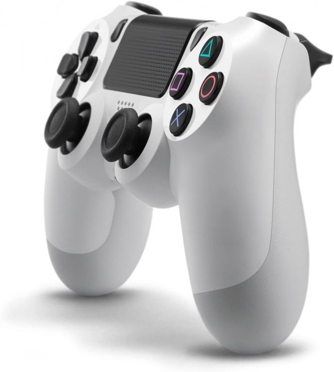 CONTROLLER SONY DUALSHOCK 4 WIRELESS V2 GLACIER WHITE PS4 BIANCO PLAYSTATION 4
