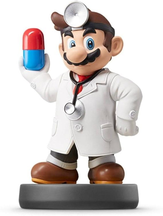 AMIIBO DR. MARIO SUPER SMASH BROS COLLECTION NO. 42 FIGURE NINTENDO SUPER MARIO