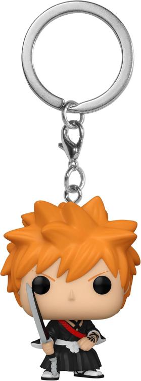 Funko Pop ! Keychain Pocket Bleach - (Ichigo Kurosaki) Portachiavi Vinyl Figure