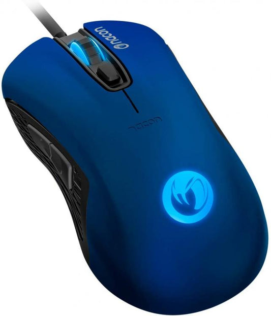 Nacon Gaming Mouse Ottico Wired Gm-110 Blu 6 Pulsanti Windows Pc Console Gioco