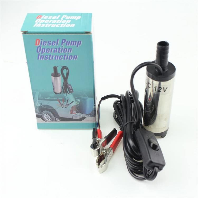 Pompa Aspirazione Cambio Olio Travaso Gasolio Diesel Acqua Elettrica 12V Auto