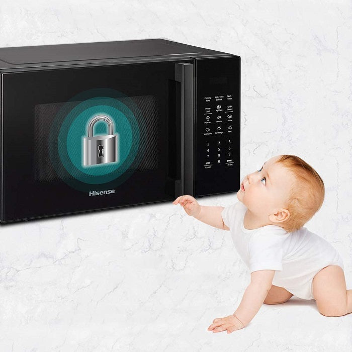 Hisense Microonde Touch Combinato H23Mobs5Hg Grill 23 Lt Elettronico Led Nero