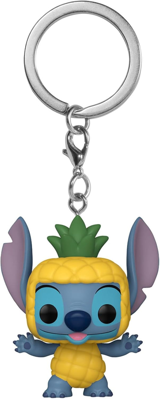 Funko Pop ! Keychain Disney Lilo & Stitch - (Stitch as Pineapple) Portachiavi 4 Cm