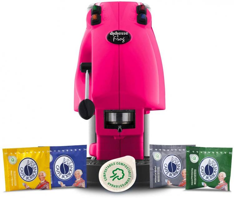 DIDIESSE FROG REVOLUTION BASE FUCSIA MACCHINA DA CAFFÈ CIALDE 44MM ESPRESSO