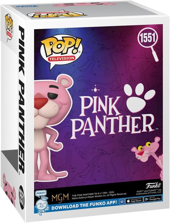 Funko Pop ! Tv Pink Panther - (1551) Pink Panther Figure La Pantera Rosa 9Cm