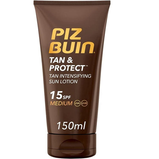 Piz Buin (Tan & Protect) Latte Solare Con Protezione Media 15Spf Crema 150Ml