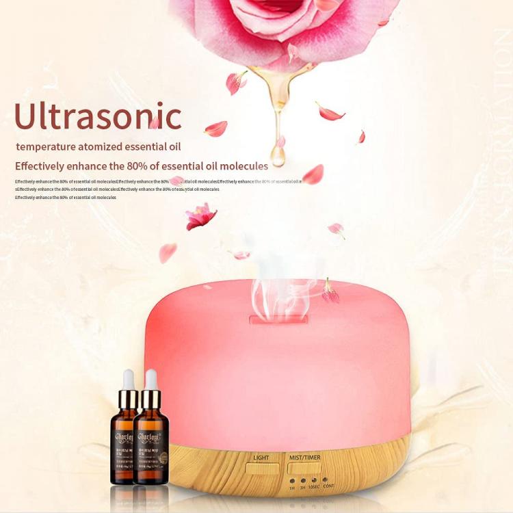 DIFFUSORE OLI AROMI UMIDIFICATORE AROMATERAPIA 600ML LAMPADA LED CON TELECOMANDO