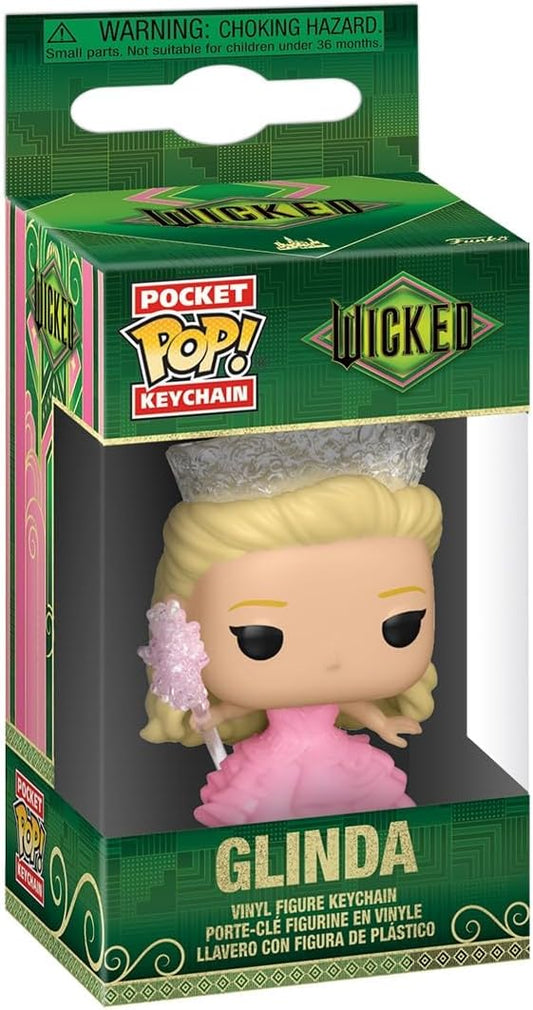Funko Pop ! Pocket Keychain Wicked (Glinda) Key Portachiavi