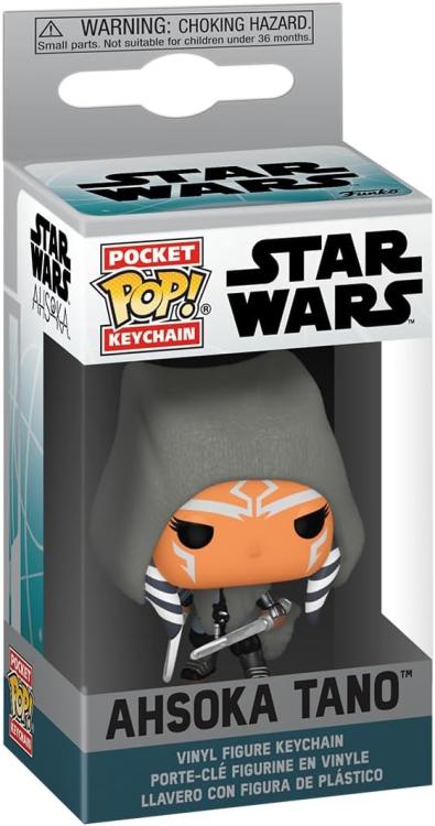 Funko Pop ! Keychain Pocket Star Wars Ahsoka - (Ahsoka Tano) Portachiavi Vinyl