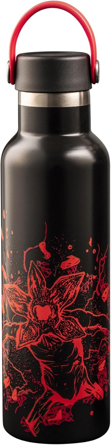 Bialetti Borraccia Termica Stranger Things Glow in the Dark 600ml - Serie Netflix