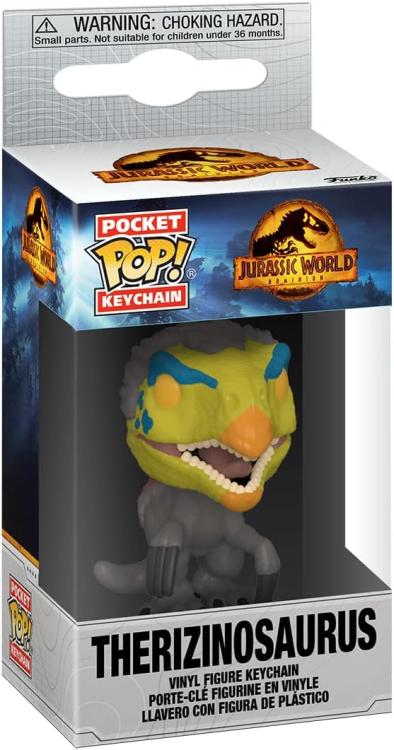 Funko Pop ! Keychain Pocket Jurassic World - (Therizinosaurus) Portachiavi 4Cm