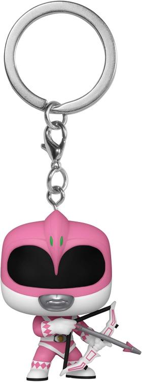 Funko Pop ! Keychain Tv Power Rangers 30Th - (Pink Ranger) Portachiavi Vinyl 4Cm