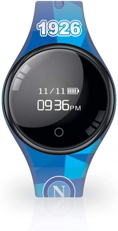 Techmade Smartband Freetime Nap-Pbl Ufficiale Ssc Napoli Orologio Bluetooth