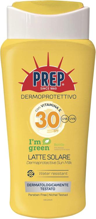 Prep - Latte Solare Dermoprotettivo Spf30 Protezione Solare Raggi Uva-Uvb 200Ml