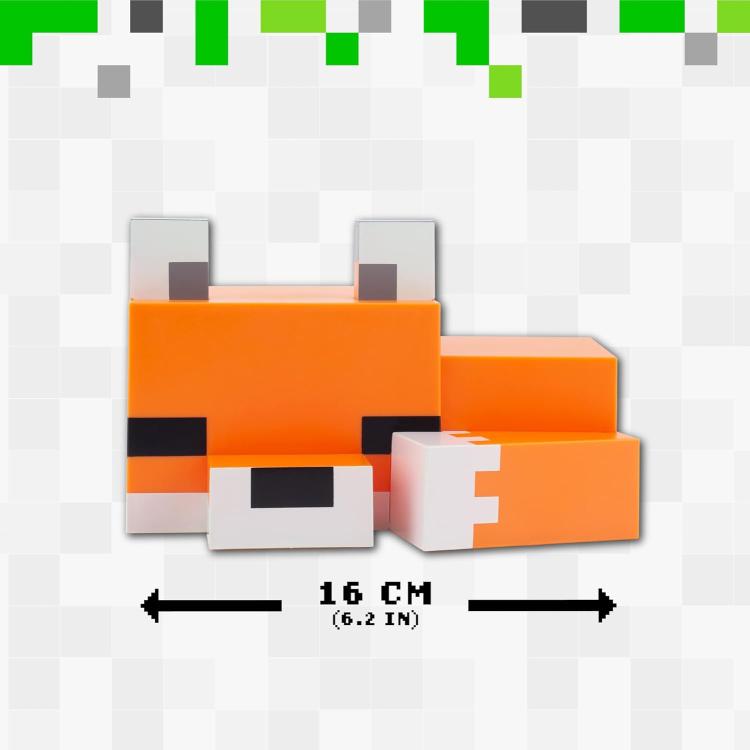 Paladone Lampada Minecraft Fox Volpe - Lampada Luce Led Notturna A Batterie Aaa