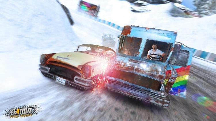Flatout 4 - Total Insanity Ps4 Gioco Eu Italiano Playstation 4 Destruction Derby