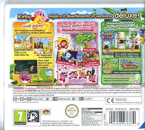 Kirby Triple Deluxe Nintendo 3Ds 2Ds Nuovo Gioco Italiano Sigillato Videogioco