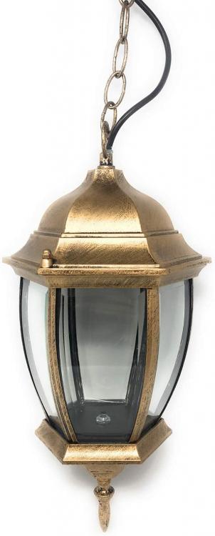 Lanterna Da Soffitto Sospensione Con Catena Lampada Giardino Attacco E27/Bronzo