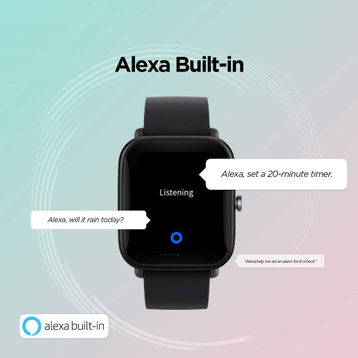 AMAZFIT BIP U PRO SMARTWATCH OROLOGIO FITNESS ALEXA LCD IMPERMEABILE,GPS/NERO