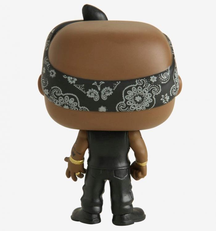 Funko Pop ! Rocks 2Pac - (158) Tupac Shakur W/ Bandana Figure Vinyl Gold Outfit