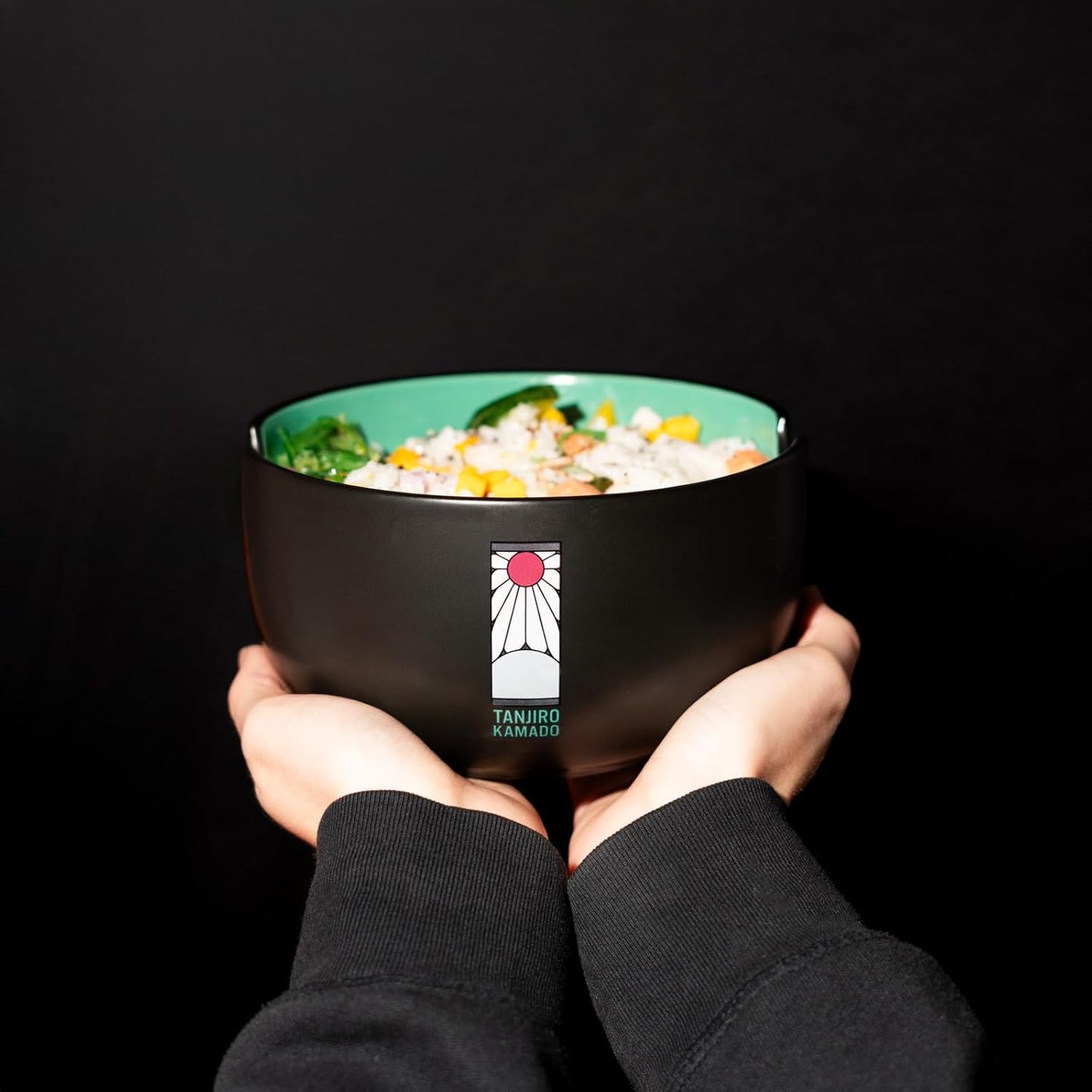 Grupo ERIK: Ciotola Ramen Demon Slayer - Ramen Bowl 900 ml + Alloy Sticks - Ciotola Cucina Giapponese Kimetsu No Yaiba Gadget