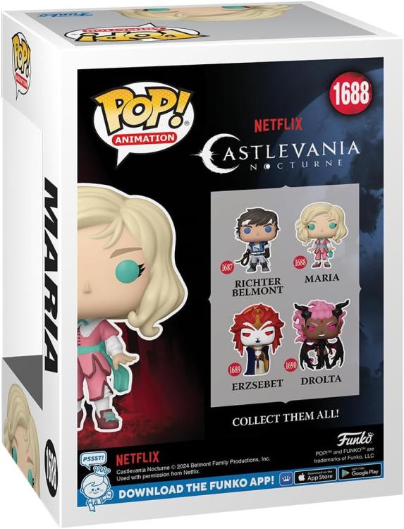 Funko Pop ! Animation Netflix - Castelvania (1688) Maria Statua Vinyl Figure 9Cm