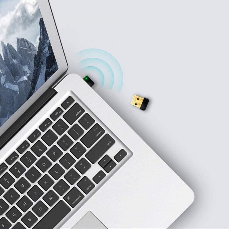 Tplink Scheda Di Rete Wifi Nanousb 150M Tl-Wn725N Adattatore Wireless Usb Pc
