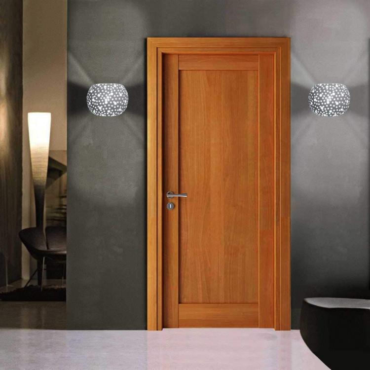Universo Applique Gesso A Parete Doppia Emissione Traforata Lampada G9 Interno