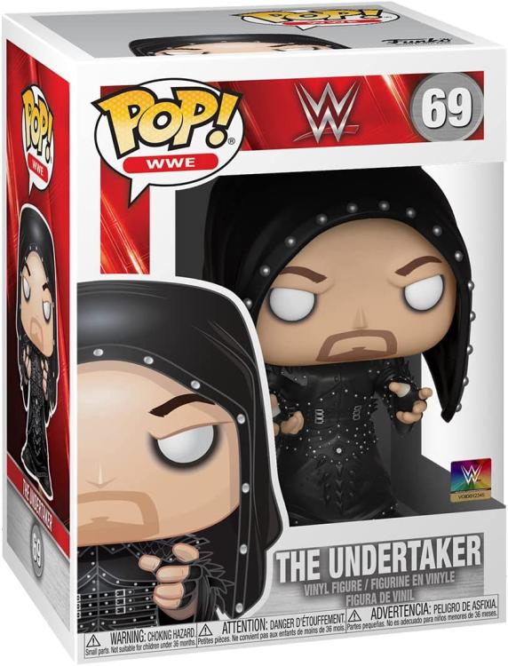 Funko Pop ! Wwe Wrestling - Undertaker Hooded (69) Vinyl Figure 9Cm Wrestler
