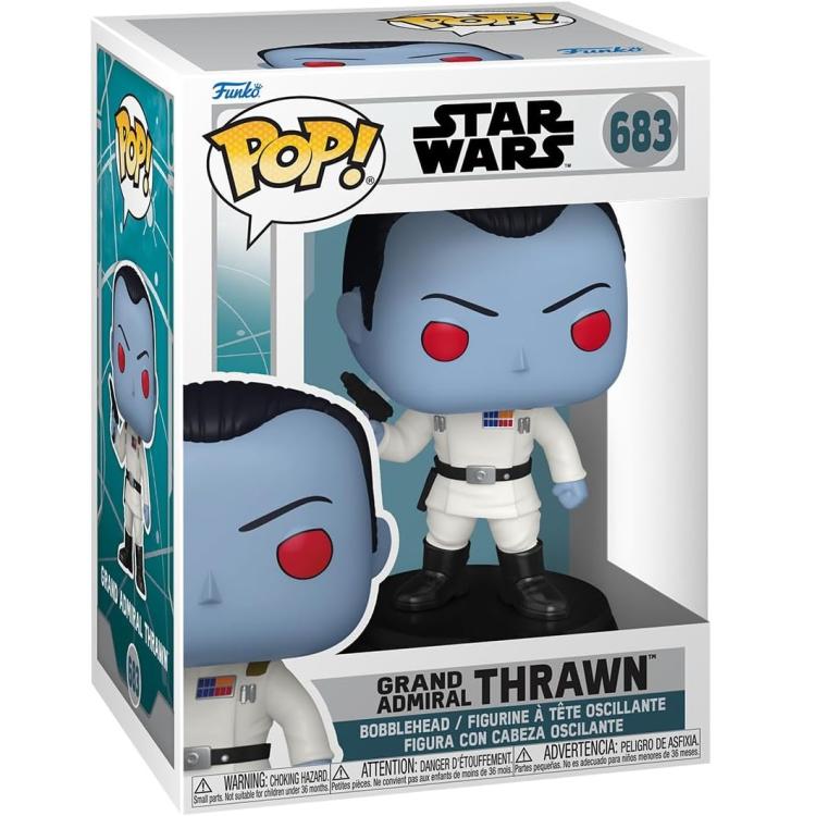 Funko Pop ! Star Wars (683) Grand Admiral Thrawn Vinyl Figure 9Cm Statuetta