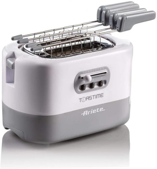 ARIETE TOSTAPANE ELETTRONICO FUNZIONE RISCALDA SCONGELA 700W BIANCO 159 TOASTIME