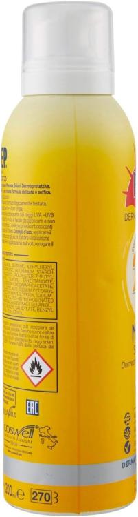 Prep - Spray Solare Mousse Dermoprotettiva Spf20 Raggi Uva-Uvb Protezione Solare