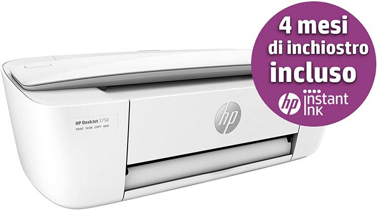 Stampante Multifunzione Hp Deskjet 3750 T8X12B Scanner Wi Fi Usb Fotocopia Photo