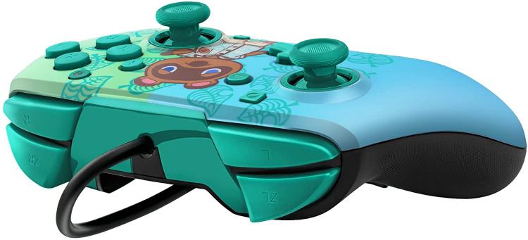 Pdp Nintendo Switch Controller Faceoff Deluxe + Audio Cablato | Animal Crossing