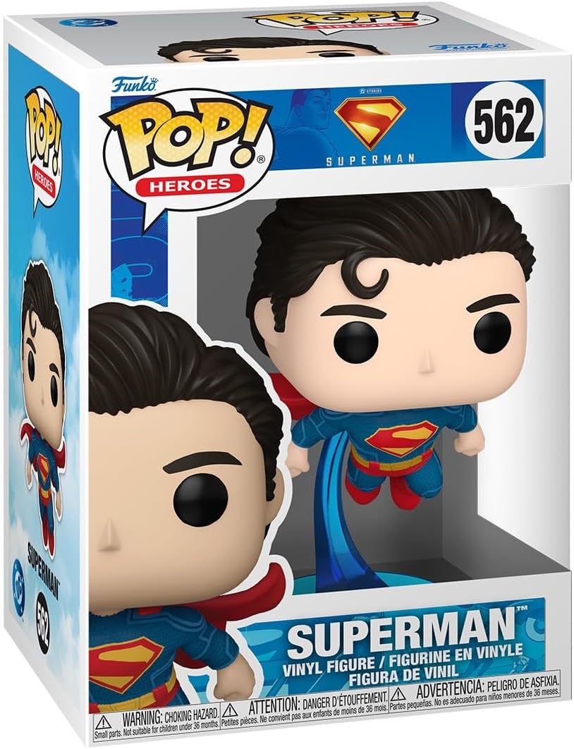 Funko Pop ! Heroes DC Superman - (562) Superman 2025 Movie Figure 9cm