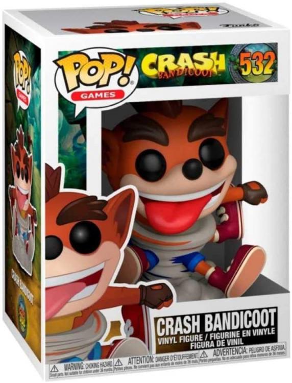 Funko Pop Crash Bandicoot S3 532-Crash Vinyl Action Figure Collezione Sigillato