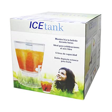 Dispenser Acqua Spillatore Birra Vino + Ghiaccio Succhi Frutta Bevande Cocktail