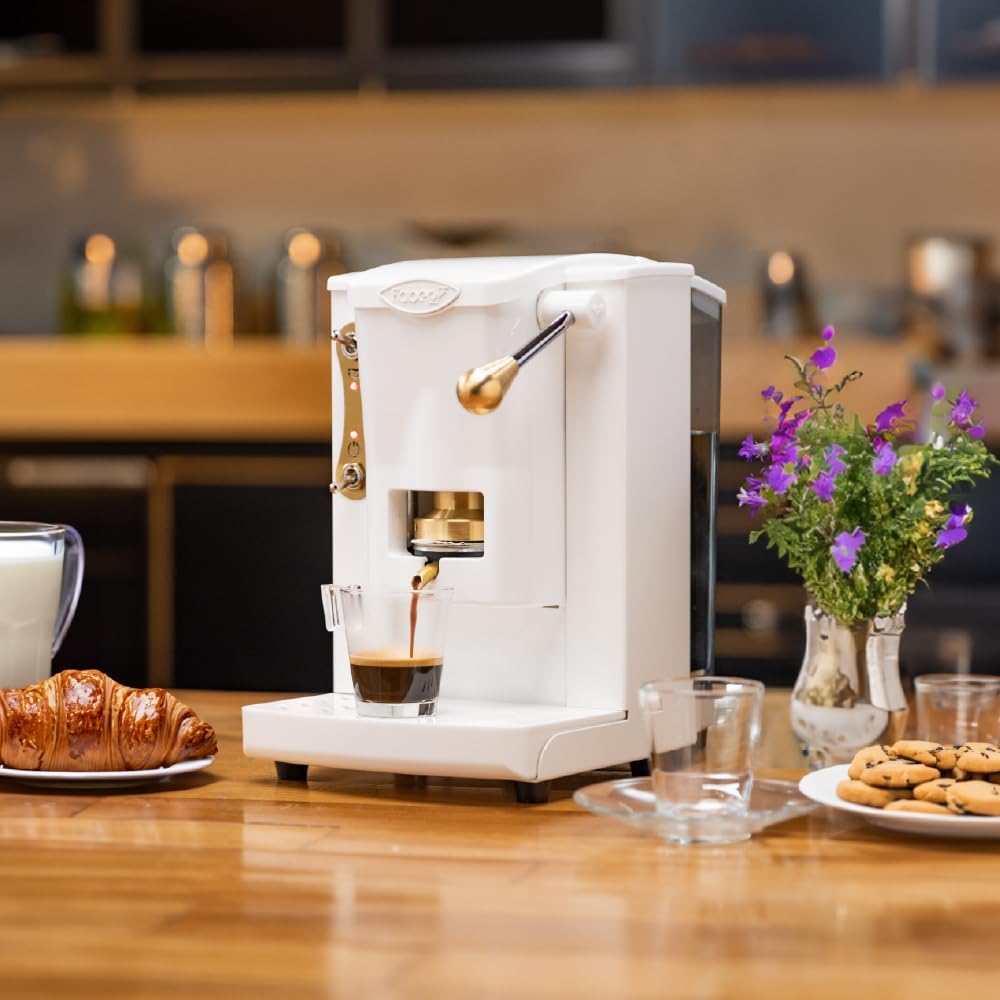 Faber Piccola Kolor Prestige White Milk Macchina Caffè a capsule 1 L