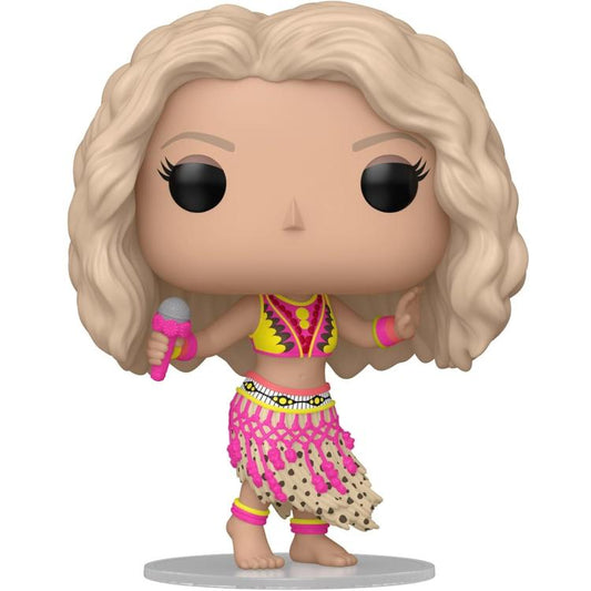 Funko Pop ! Rocks (406) Shakira Waka Waka Vinyl Figure 9Cm Statuetta Collezione
