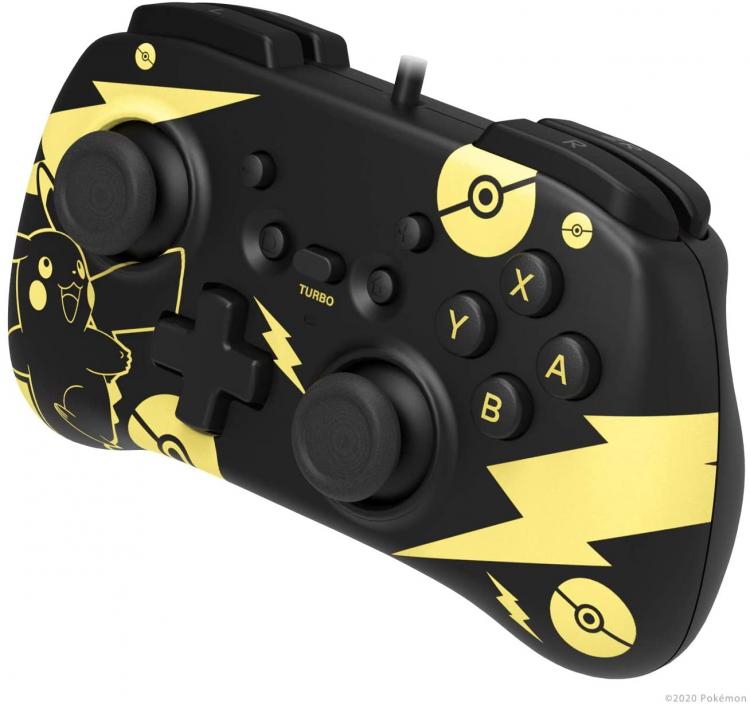 Hori Controller Horipad Mini Pikachu Black Gold Edition Joystick Nintendo Switch