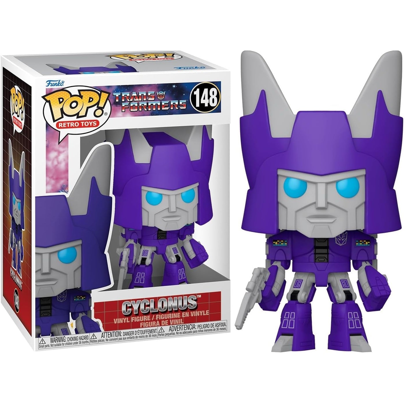 Funko Pop ! Retro Toys - Transformers (148) Cyclonus Vinyl 9Cm Funko